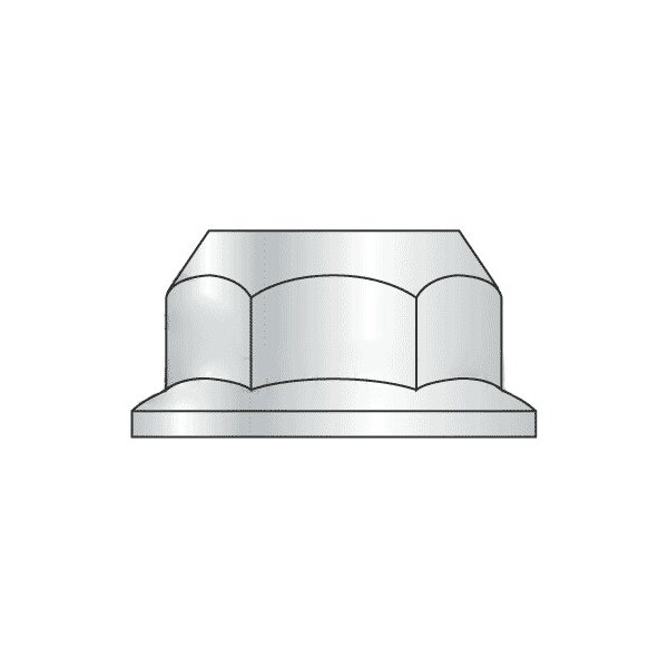 Newport Fasteners Flange Nut, M14-2.00, Steel, Class 8, Zinc Plated, 400 PK 220221-BR-400 - main